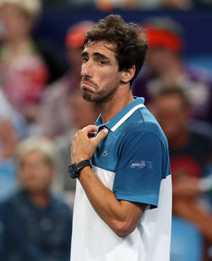 Pablo Cuevas Pouting Wallpaper