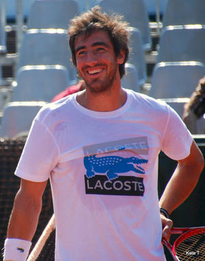 Pablo Cuevas Smiling Wallpaper