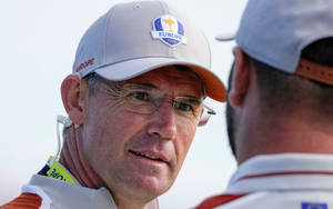 Padraig Harrington Looking At Someone Wallpaper