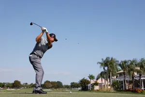 Padraig Harrington Mid-swing Shot Wallpaper