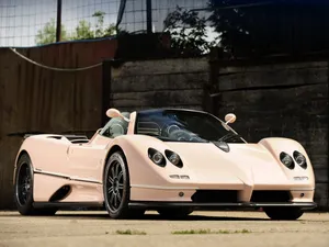 Pagani Zonda C12-s Cream Wallpaper