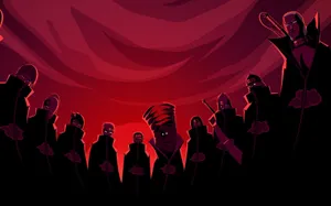 Pain And Akatsuki Silhouette Wallpaper