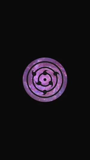 Pain Rinnegan Purple Sharingan Logo Wallpaper
