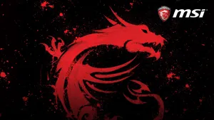 Painted Red Msi Dragon Wallpaper
