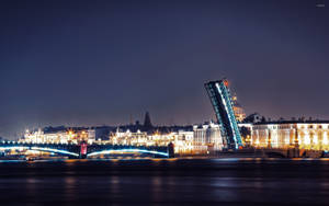 Palace Bridge At Saint Petersburg Wallpaper