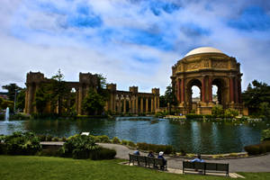 Palace Of Fine Arts Beautiful Design Wallpaper