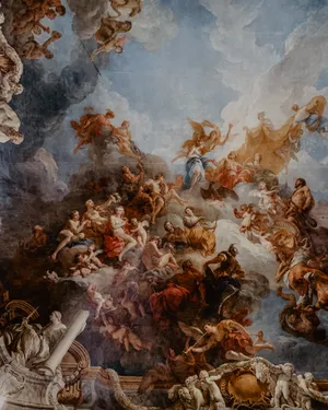 Palace Of Versailles Famous Paintings Iphone Wallpaper