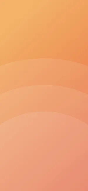 Pale Orange Circle Curves Wallpaper