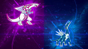 Palkia And Dialga And Their Powers Wallpaper