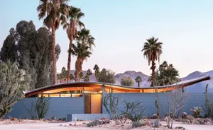 Palm Springs Desert Wave Wallpaper