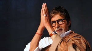 Palms Together Amitabh Bachchan Wallpaper