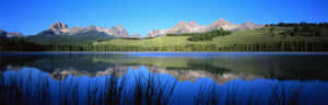 Panoramic Desktop Background With Nature Scenery Wallpaper