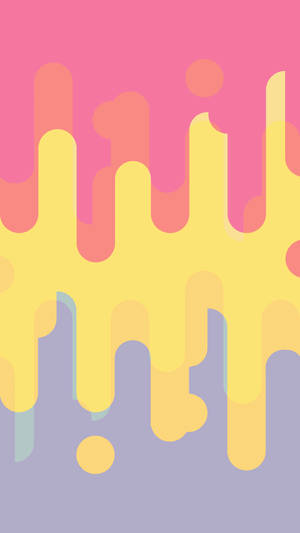 Pansexual Drip Pattern Wallpaper