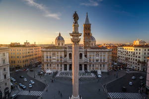 Papal Basilica In Rome Wallpaper