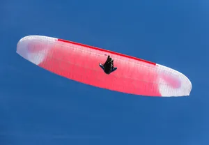 Paragliding In Worm's Eye View Wallpaper