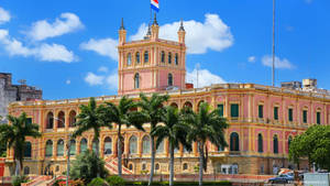 Paraguay Palacio De López Building Wallpaper