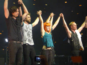 Paramore Band Concert Wallpaper