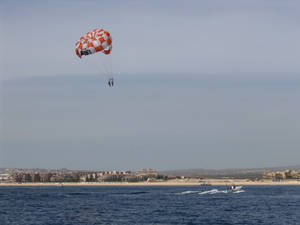 Parasailing In Dubai Wallpaper