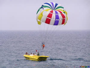 Parasailing Tourist Attraction Wallpaper