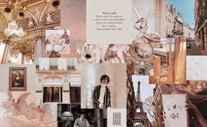 Paris Indie Art Collage Wallpaper