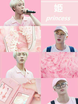 Park Jimin Amino Pink Aesthetic Wallpaper
