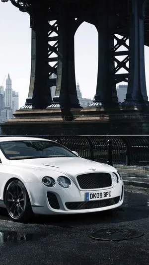 Parked Continental Bentley Iphone Wallpaper