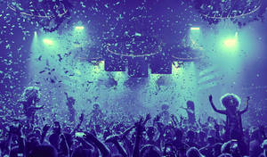 Party With Confetti Wallpaper