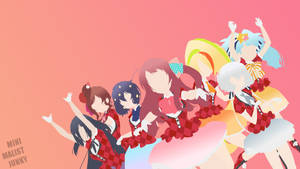 Partying Zombie Land Saga Characters Wallpaper