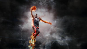 Pascal Siakam Dunking Wallpaper