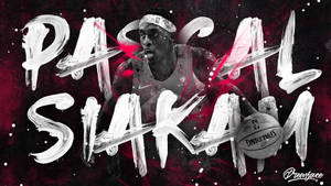 Pascal Siakam Greyscale Fan Art Wallpaper