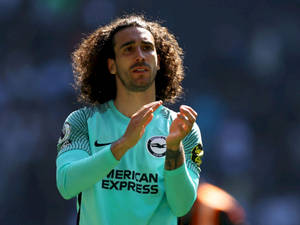 Passion On Display - Marc Cucurella Of Getafe Fc Clapping Wallpaper