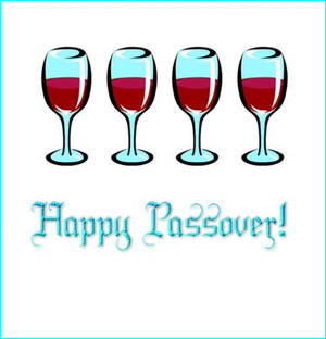 Passover Wine Vector Art Wallpaper