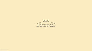 Pastel 4k Inspiring Quote Wallpaper