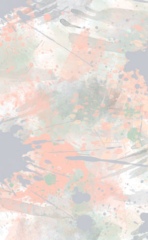 Pastel Abstract Paint Splatter Phone Wallpaper