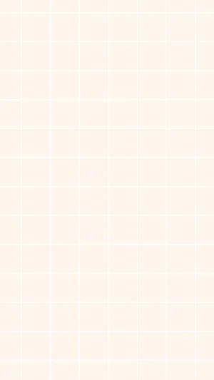 Pastel Aesthetic Grid Cream Wallpaper