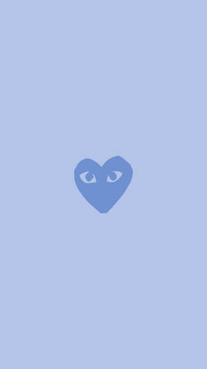 Pastel Blue Cdg Logo Wallpaper