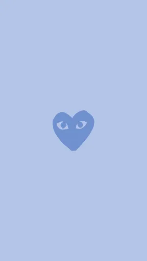 Pastel Blue Cdg Logo Wallpaper