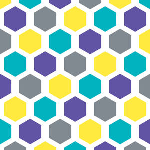 Pastel Colour Hexagon Wallpaper
