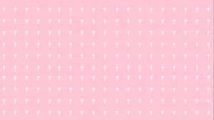 Pastel Goth Cross Pattern Wallpaper