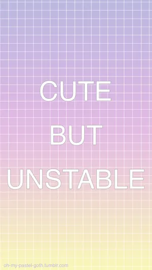 Pastel Goth Grid Lines Wallpaper