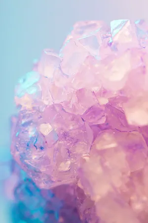 Pastel Ice Crystals Wallpaper