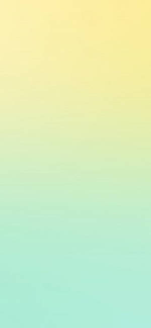 Pastel Ipad Gradient Yellow To Green Wallpaper