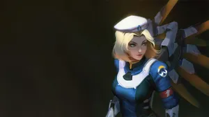 Pastel Mercy In Combat Medic Ziegler Skin Wallpaper