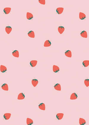 Pastel Mini Strawberry Wallpaper