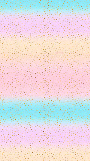 Pastel Phone Dotted Stripes Wallpaper