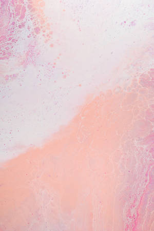 Pastel Pink And White Ocean Marble 4k Design Wallpaper