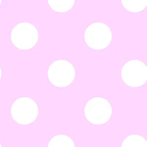 Pastel Pink And White Polka Dot Wallpaper