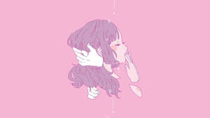 Pastel Pink Anime Aesthetic Wallpaper