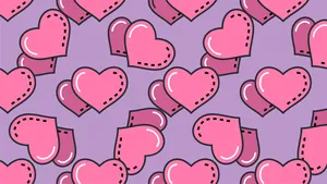Pastel Pink Heart Clipart Wallpaper