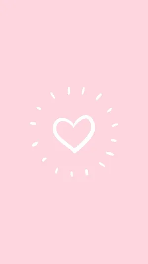 Romantic Pastel Pink Heart